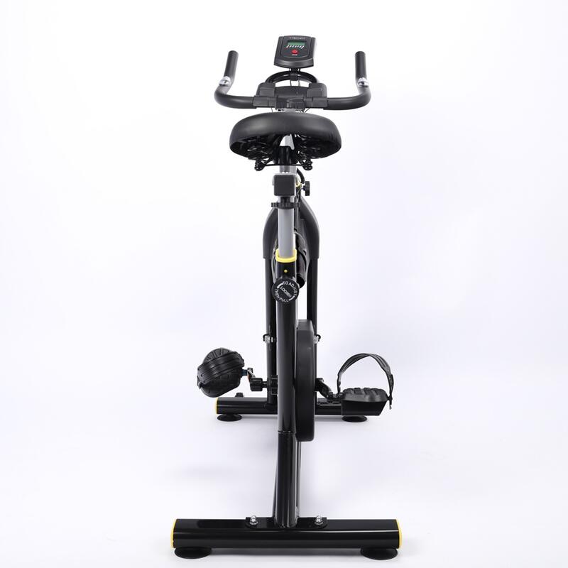 Bicicleta cycling TECHFIT SBK800B, Negru lucios, Sistem inertie volanta 8 Kg, G