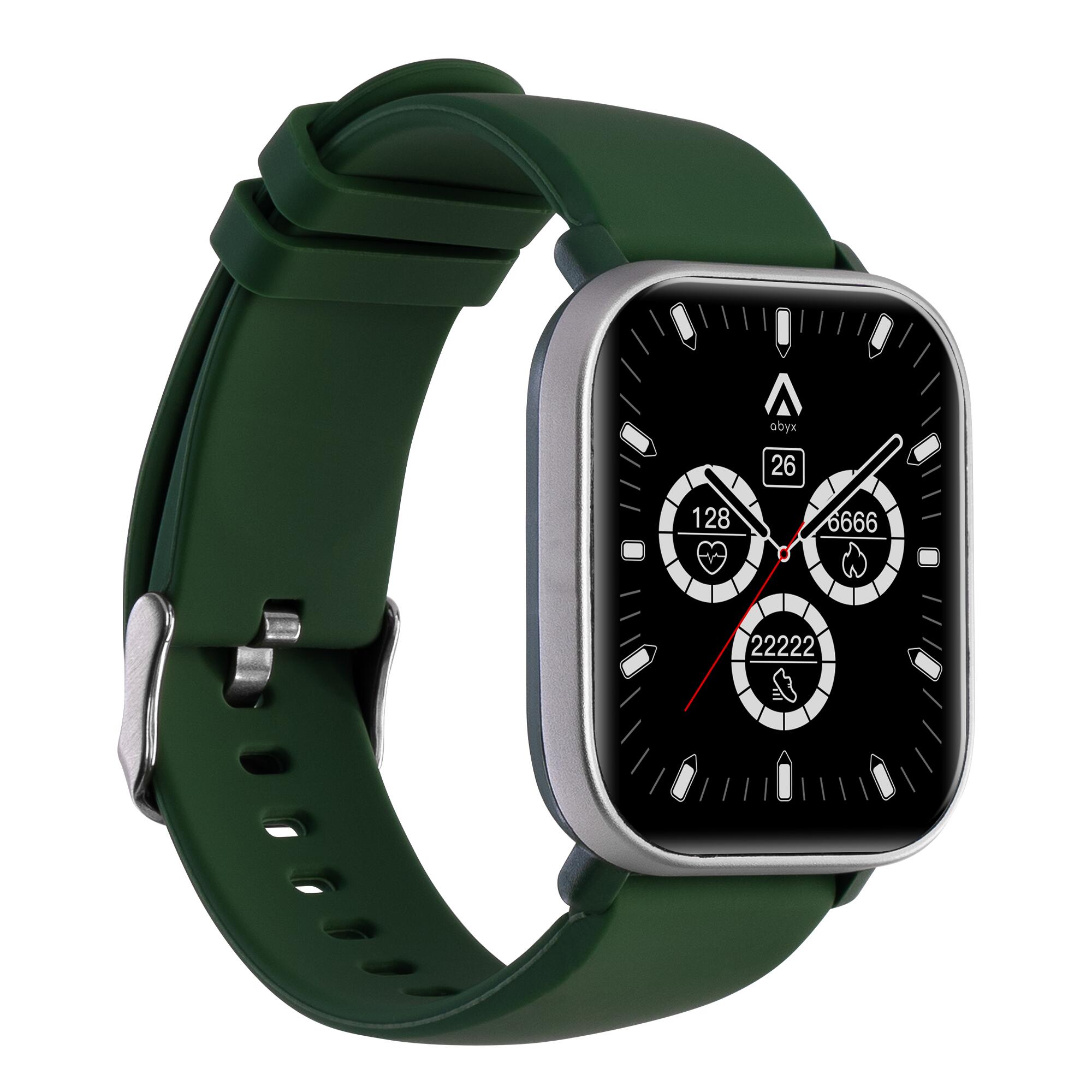 Montre Connectée Étanche Multisport  - Abyx Fit Ozone 3 - Verte 4/8