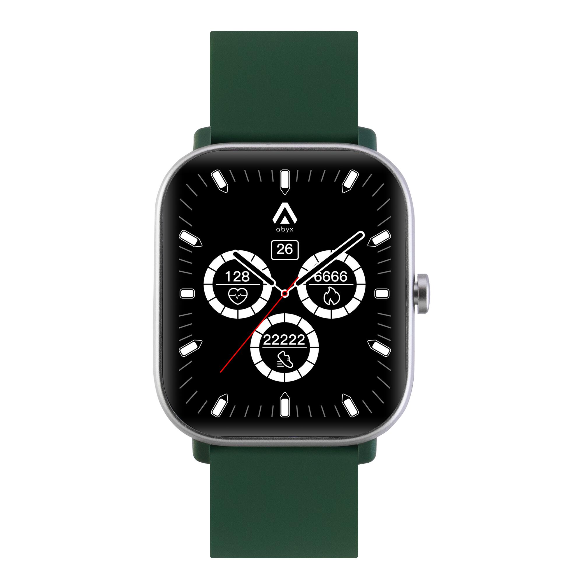Montre Connectée Étanche Multisport  - Abyx Fit Ozone 3 - Verte 3/8
