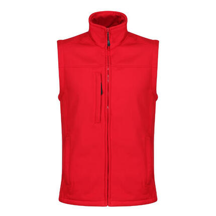 Veste Sans Manches FLUX Homme (Rouge Classique / Gris Phoque)