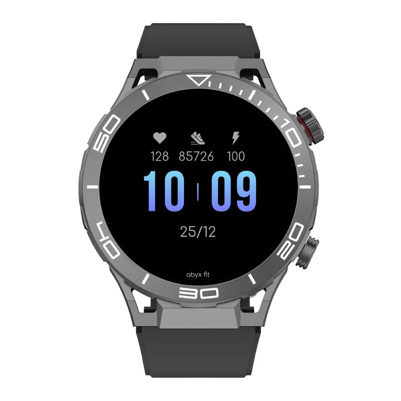 Relógio Inteligente Multisport - Abyx Fit Saturn 4 - Cinza Escuro