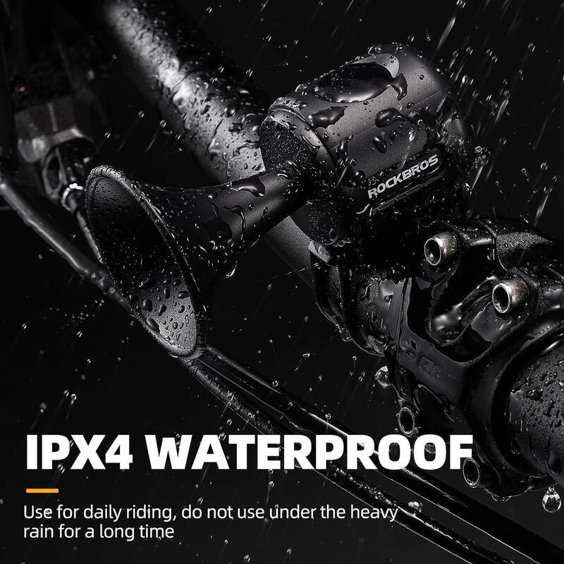 Clopoțel biciclete intensitate 120 dB protecție IPX4 34210002001 negru