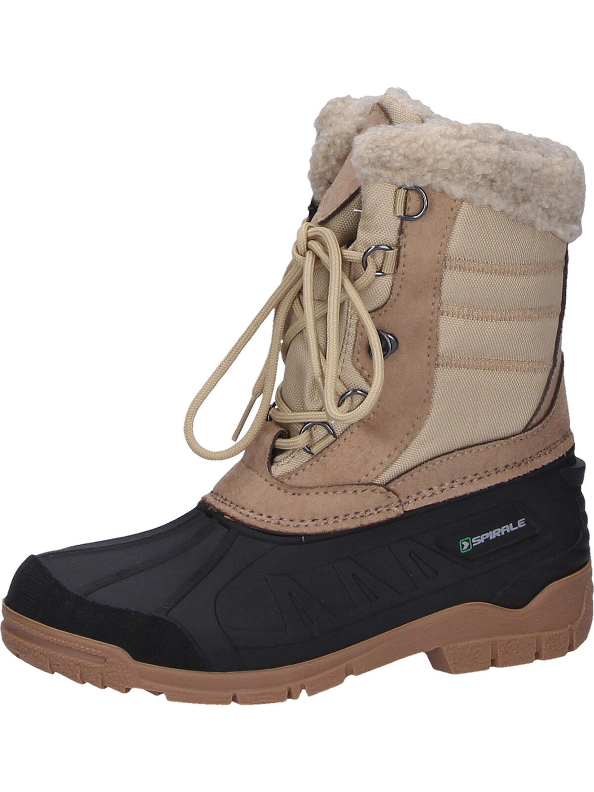 SPIRALE botas de inverno Espiral bege Tina 2/7