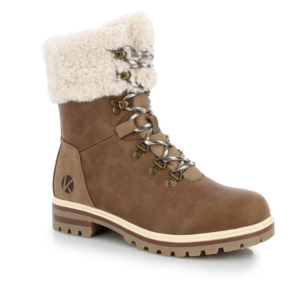 Kimberfeel - Bottines D'Hiver Chaudes Et Imperméables Pour Femme - Kimberfeel - Pixie - Après Ski - Beige - 36 - Decathlon