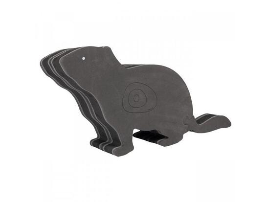 Bogenschießzielscheibe 2D Biber 14 cm