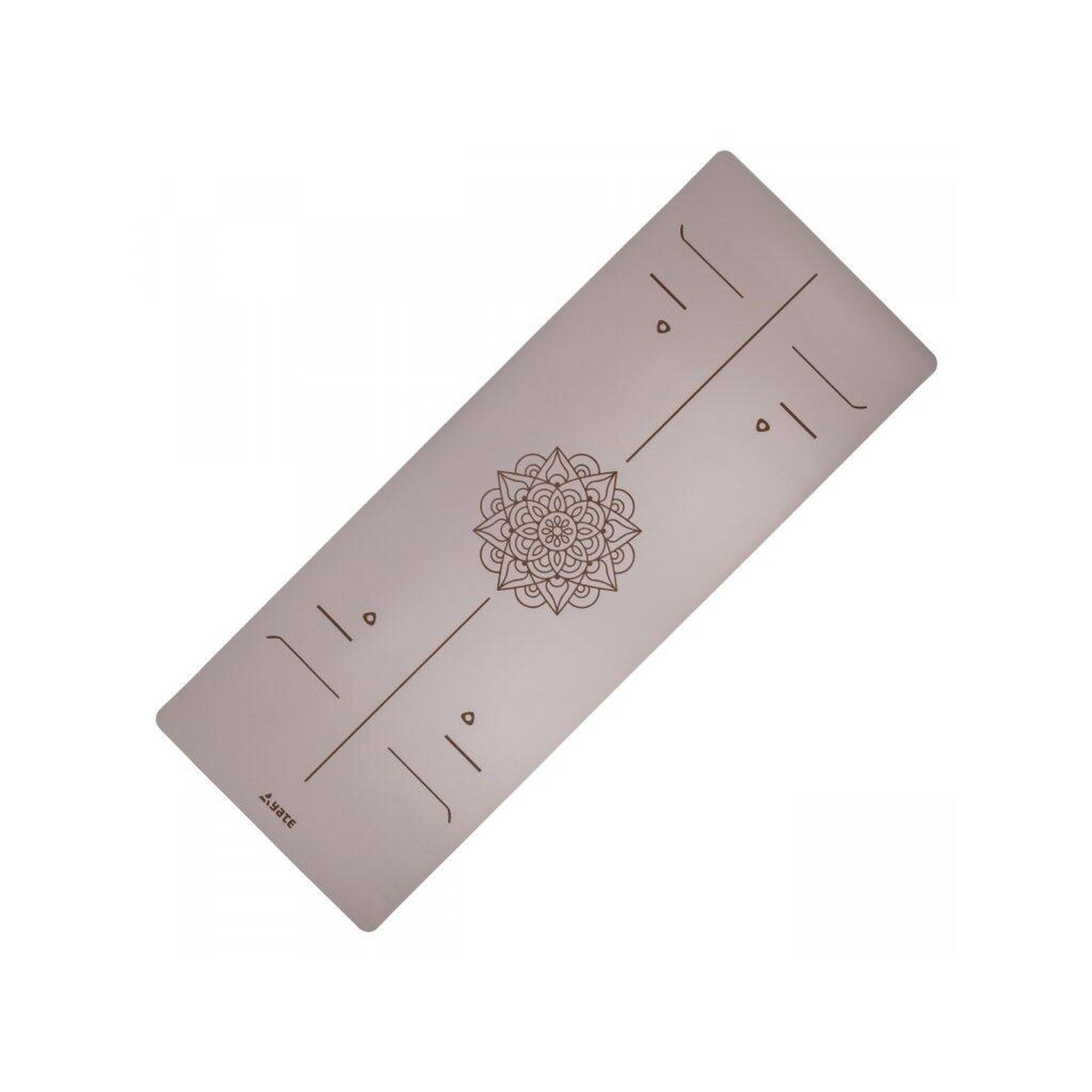 YATE Podložka na jógu HARMONY neklouzavá 183 x 68 x 0,4 cm