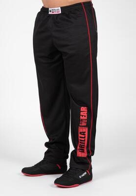 Wallace mesh pants - zwart/rood