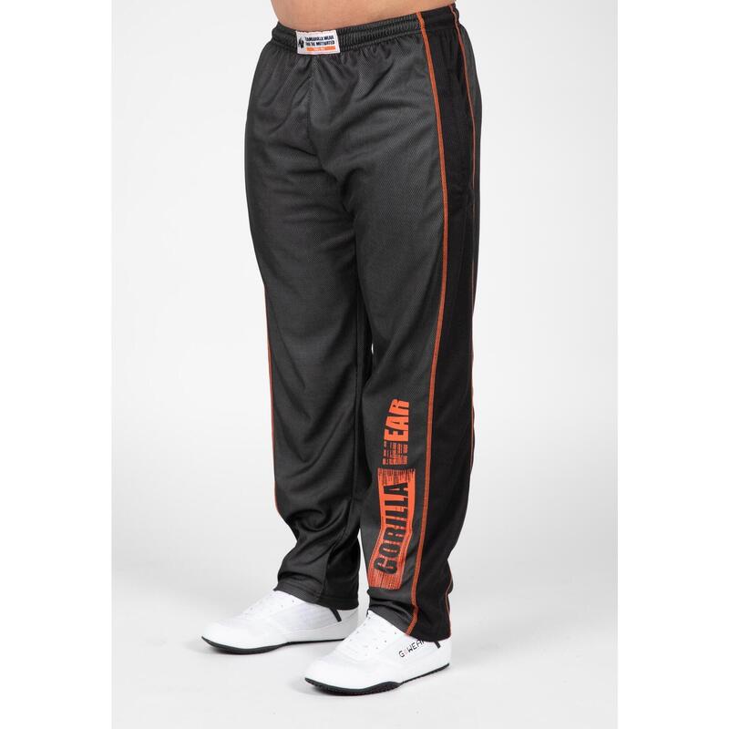 Wallace Mesh Pantalon - Grau/Orange - S/M