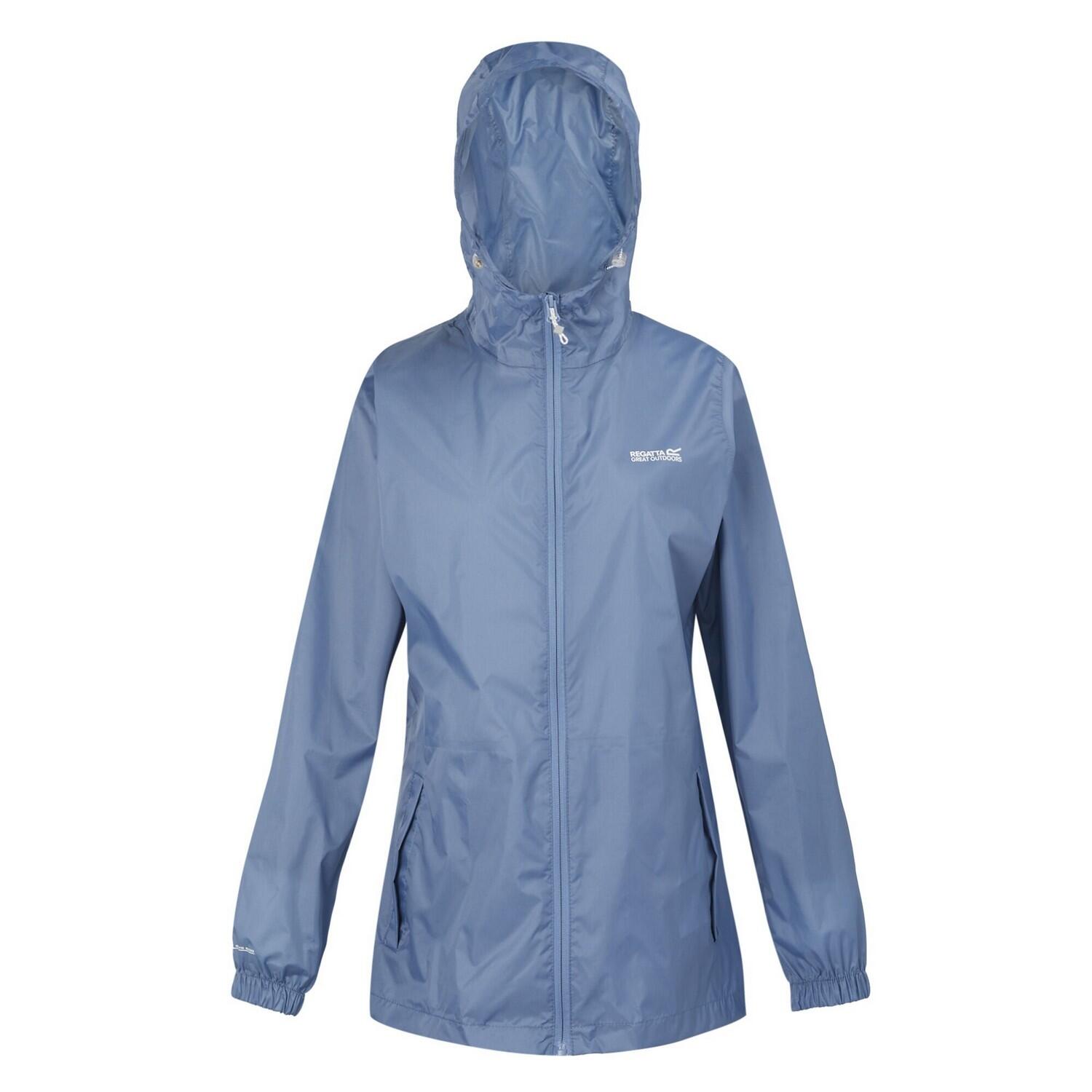 Veste Imperméable À Capuche PACK IT Femme (Bleu De Gris) 2/5