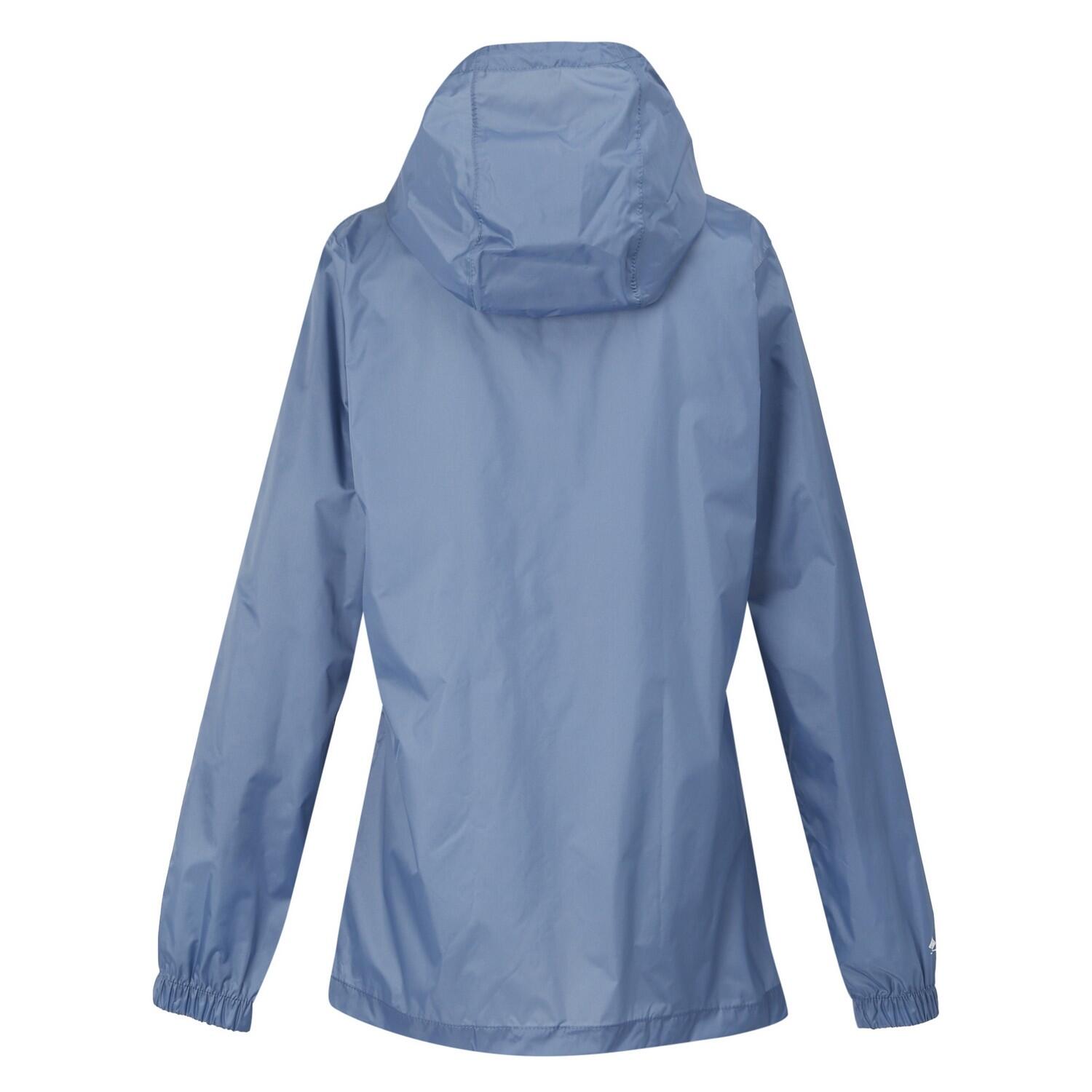 Veste Imperméable À Capuche PACK IT Femme (Bleu De Gris) 3/5