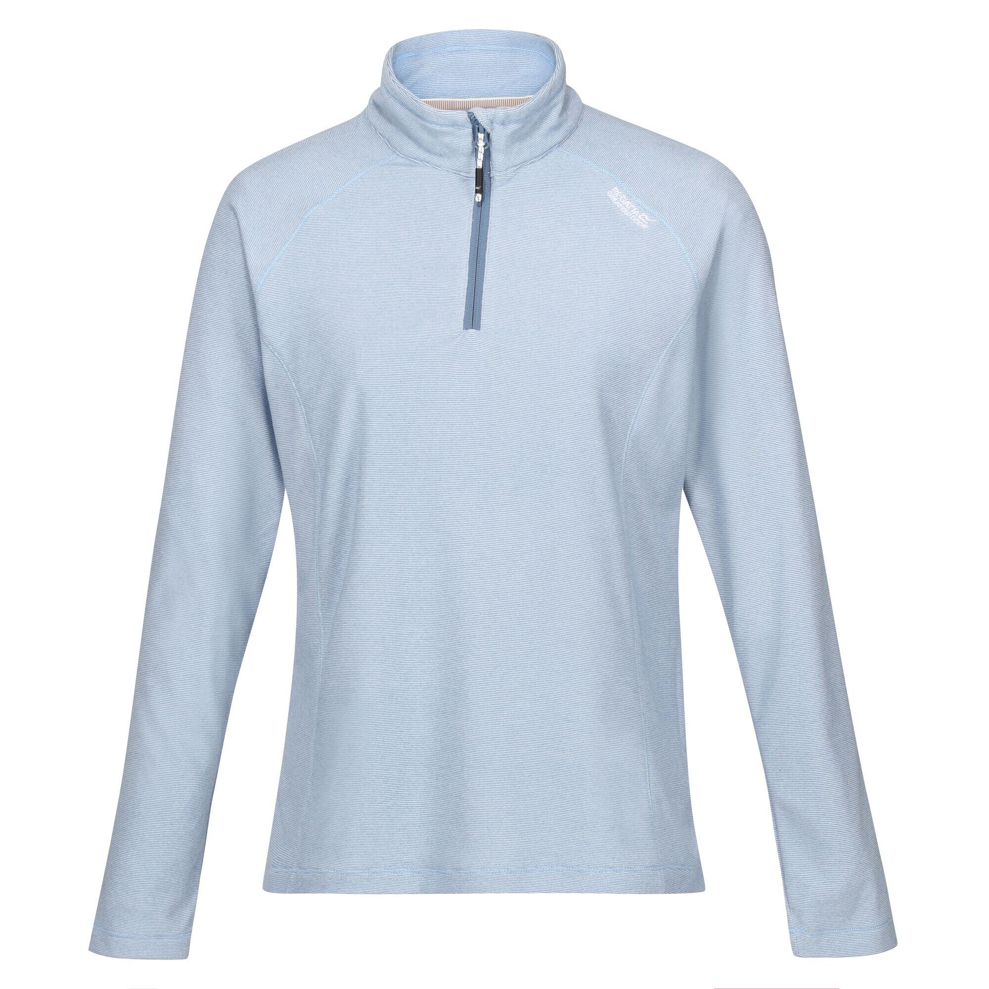 REGATTA Great Outdoors Womens/Ladies Montes Half Zip Fleece Top (Coronet Blue)