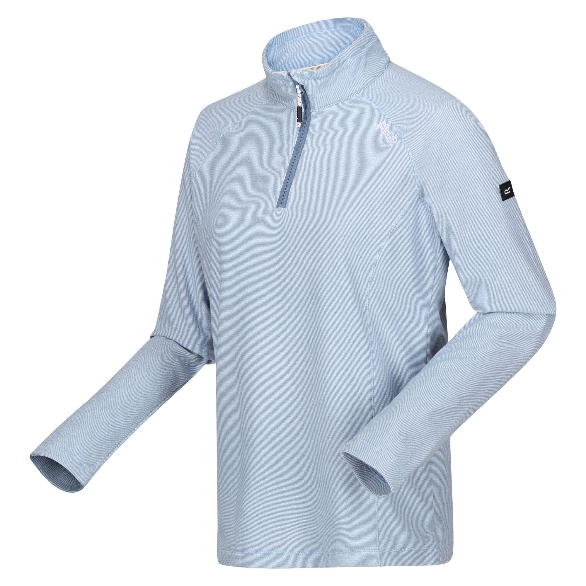 Great Outdoors Womens/Ladies Montes Half Zip Fleece Top (Coronet Blue) 3/5