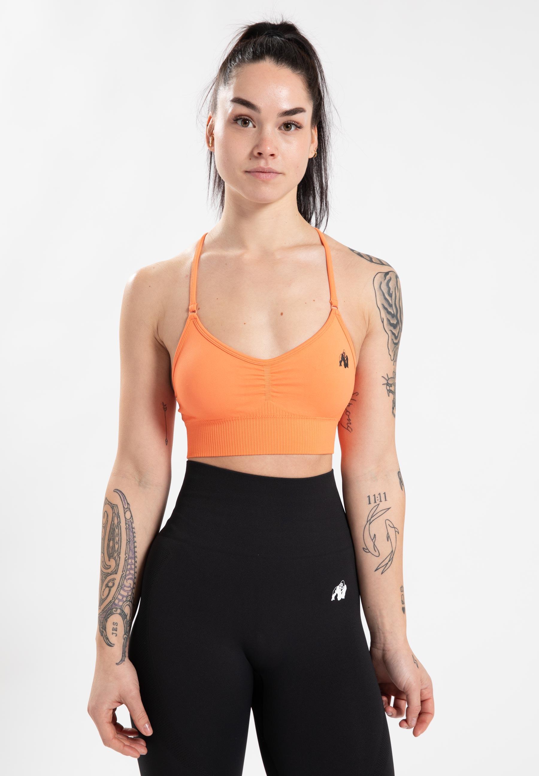 GORILLA WEAR Olivia Nahtlos Sport-BH - Peach