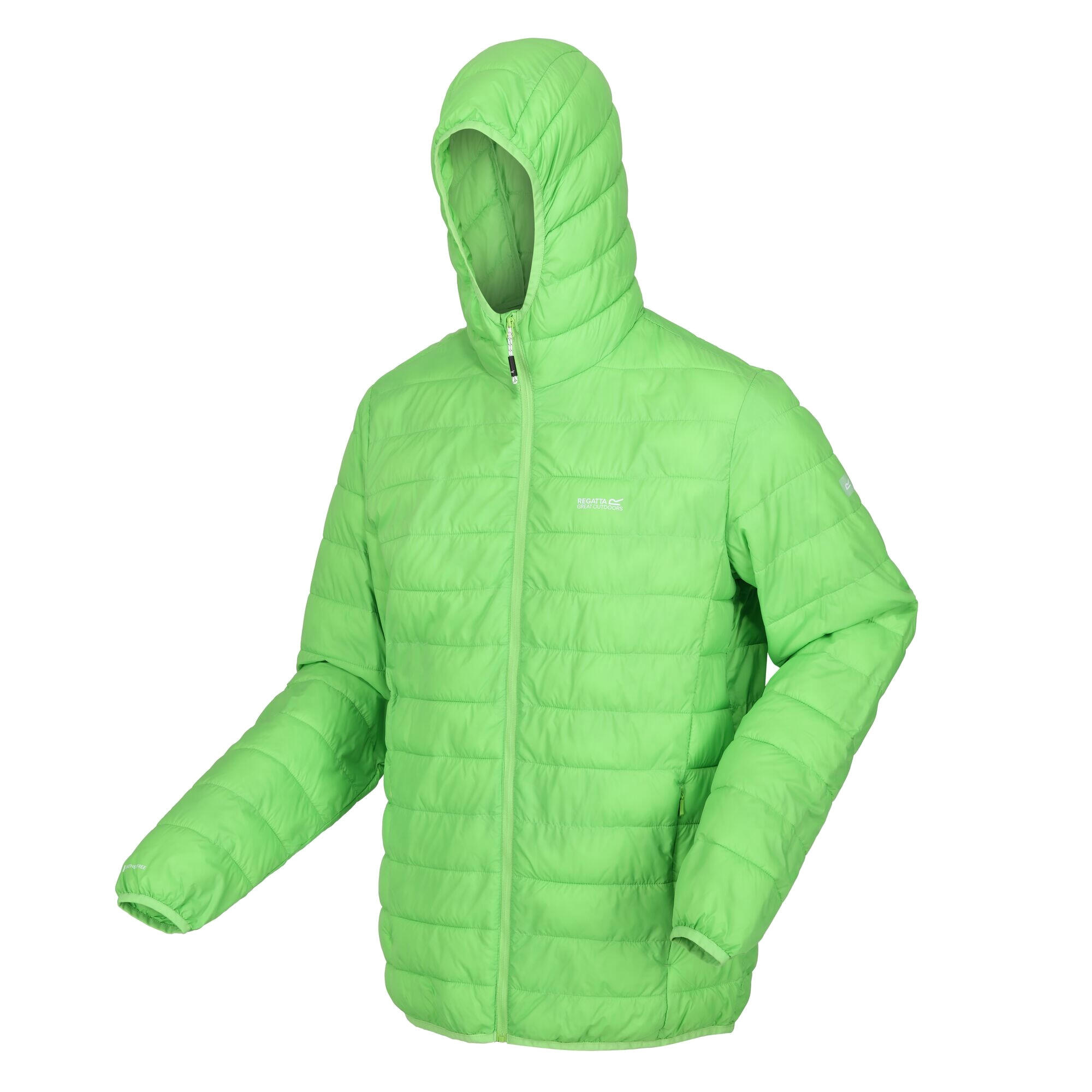 Giacca Con Cappuccio Leggera Uomo Regatta Hillpack Verde Gelsomino 3/5