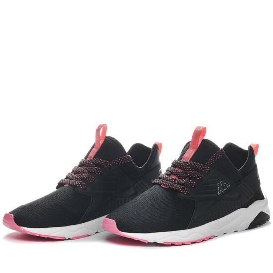 Zapatillas Kappa San Puerto Lace Negras/Rosas para Niña