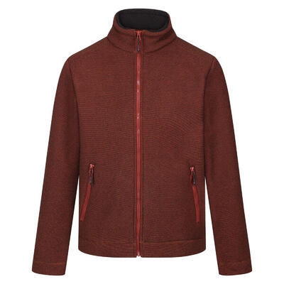 Heren garrian ii full zip fleece jacket (verbrande henna)