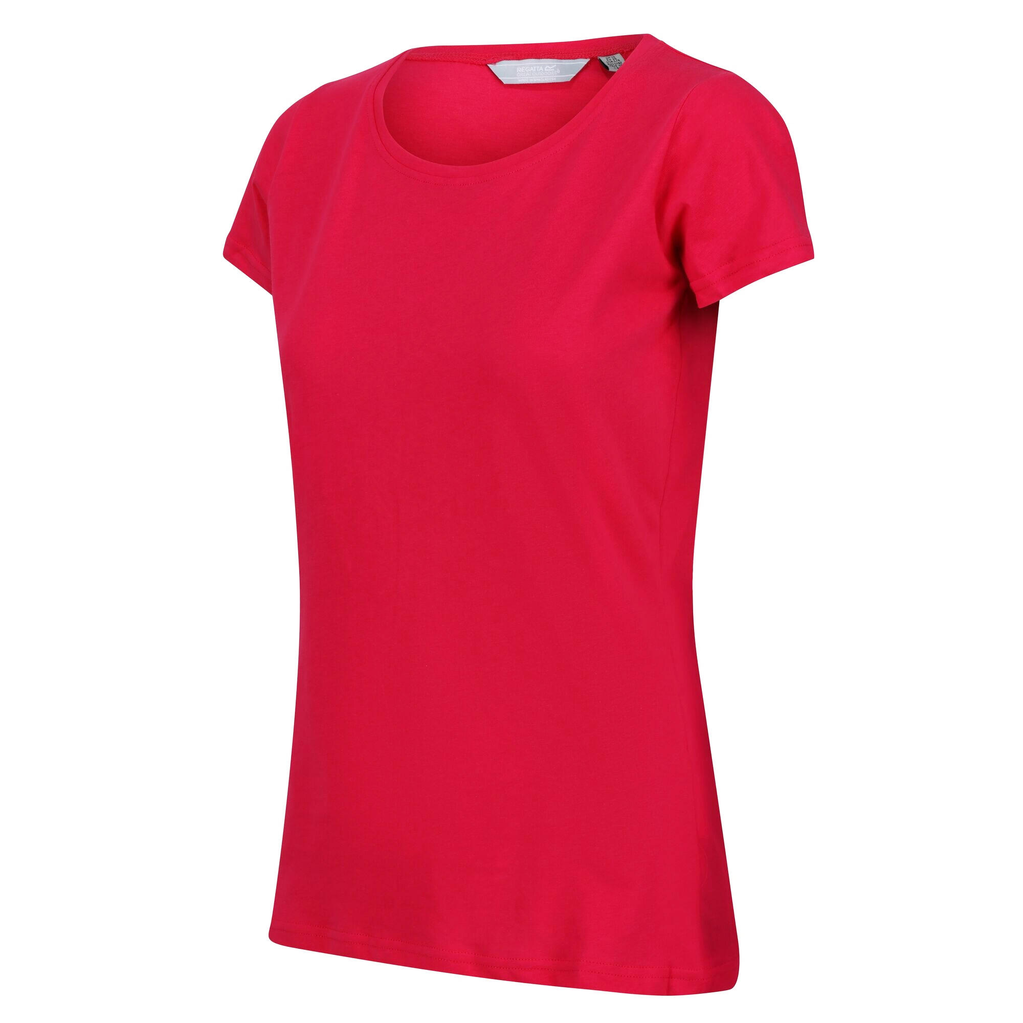 Tshirt Manches Courtes CARLIE Femme (Rose Fluo) 3/5
