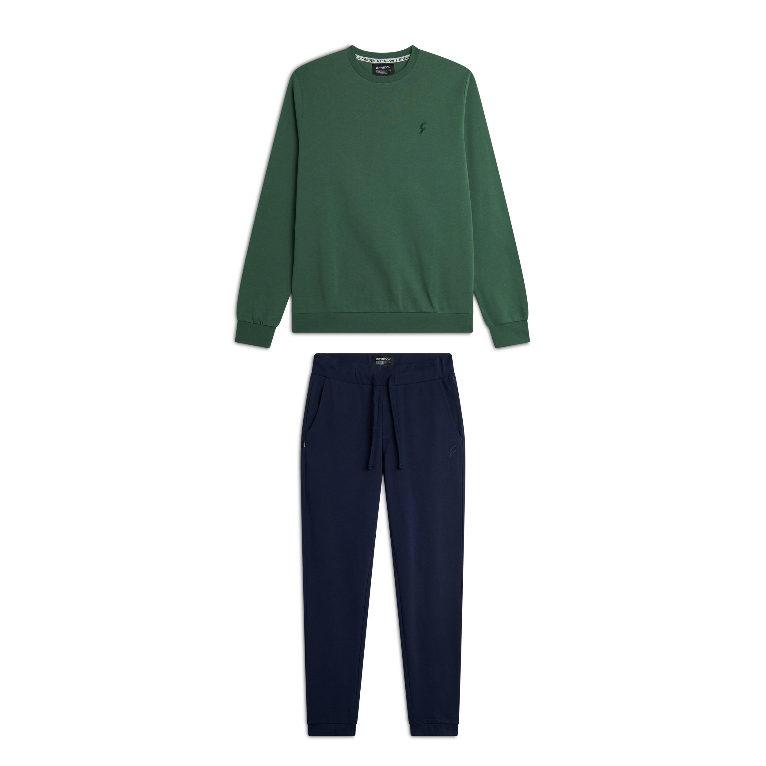 Tuta Uomo Regular Fit in Cotone con Scollo Girocollo FREDDY Decathlon