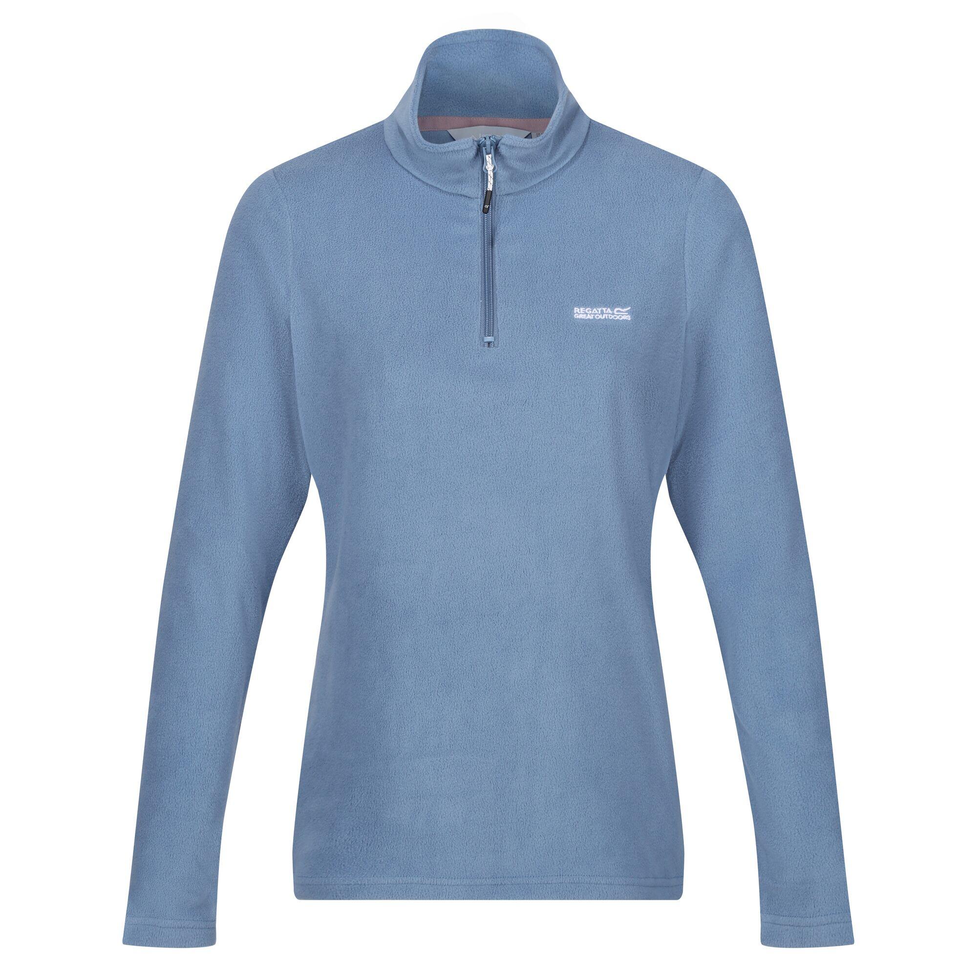 REGATTA Great Outdoors Womens/Ladies Sweetheart 1/4 Zip Fleece Top (Coronet Blue)
