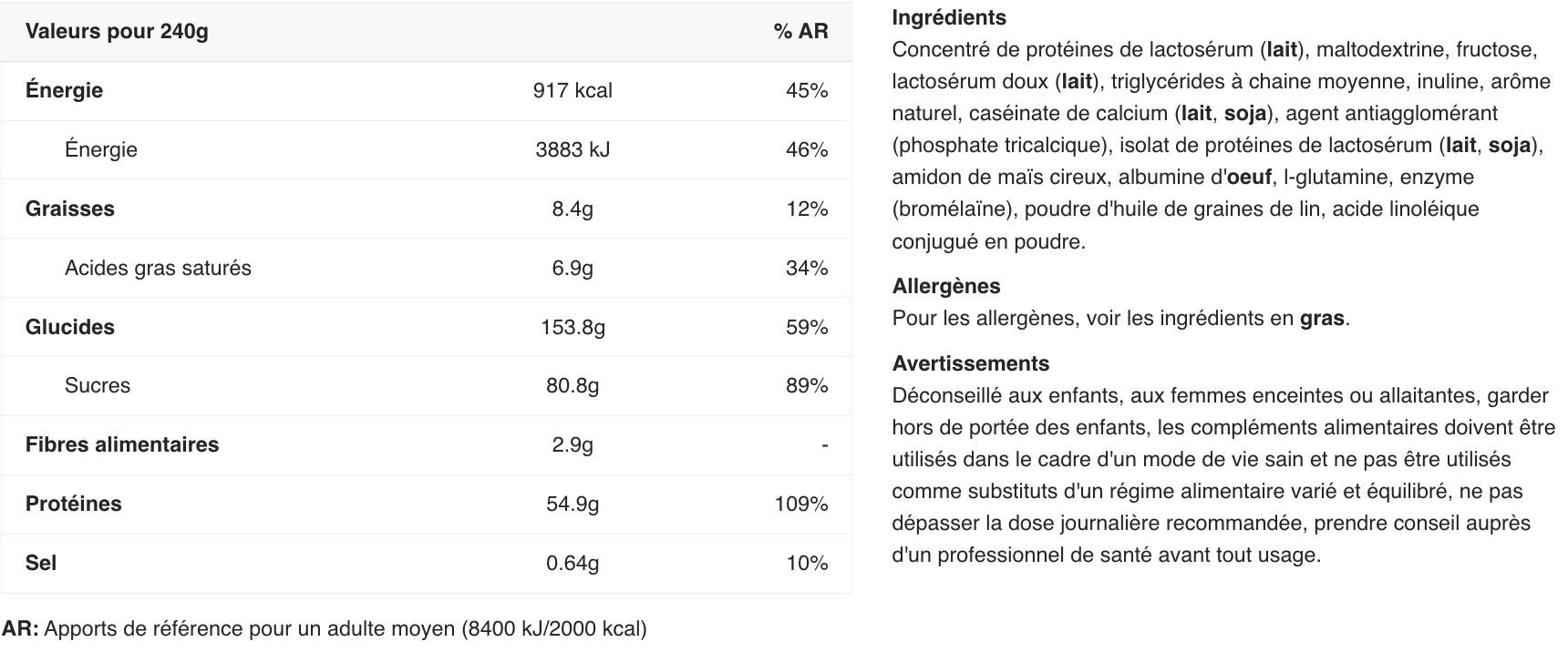 Hard gainer - Critical Mass Original - Vaniglia 6000g 2/3