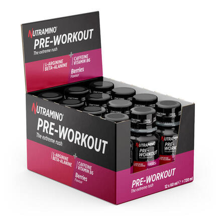 Pre-workout en shot - Pre-Workout Shot - Orange Pack de 12