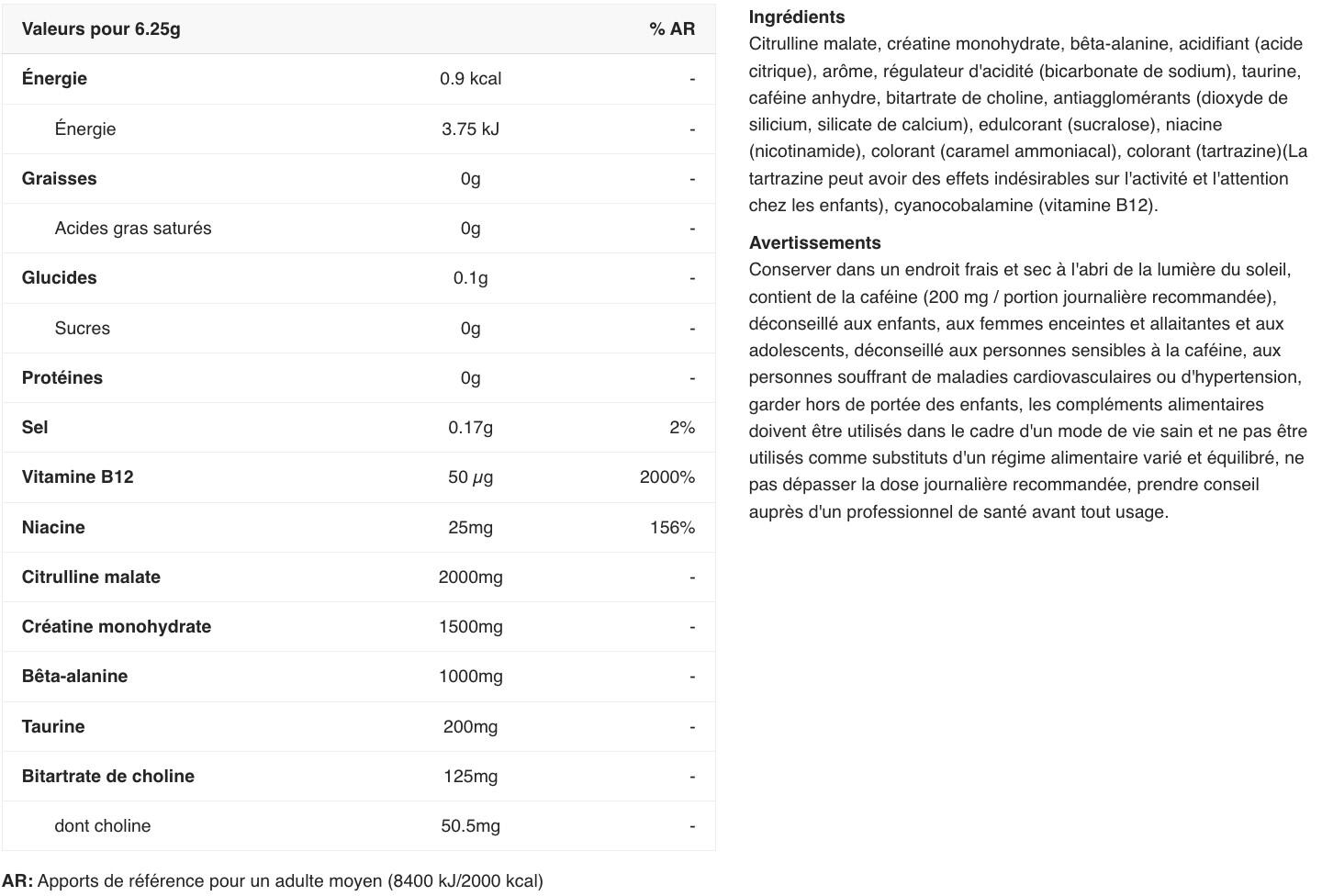 Pre-workout - ABE Ultimate Pre-Workout - Energie 375g 2/3