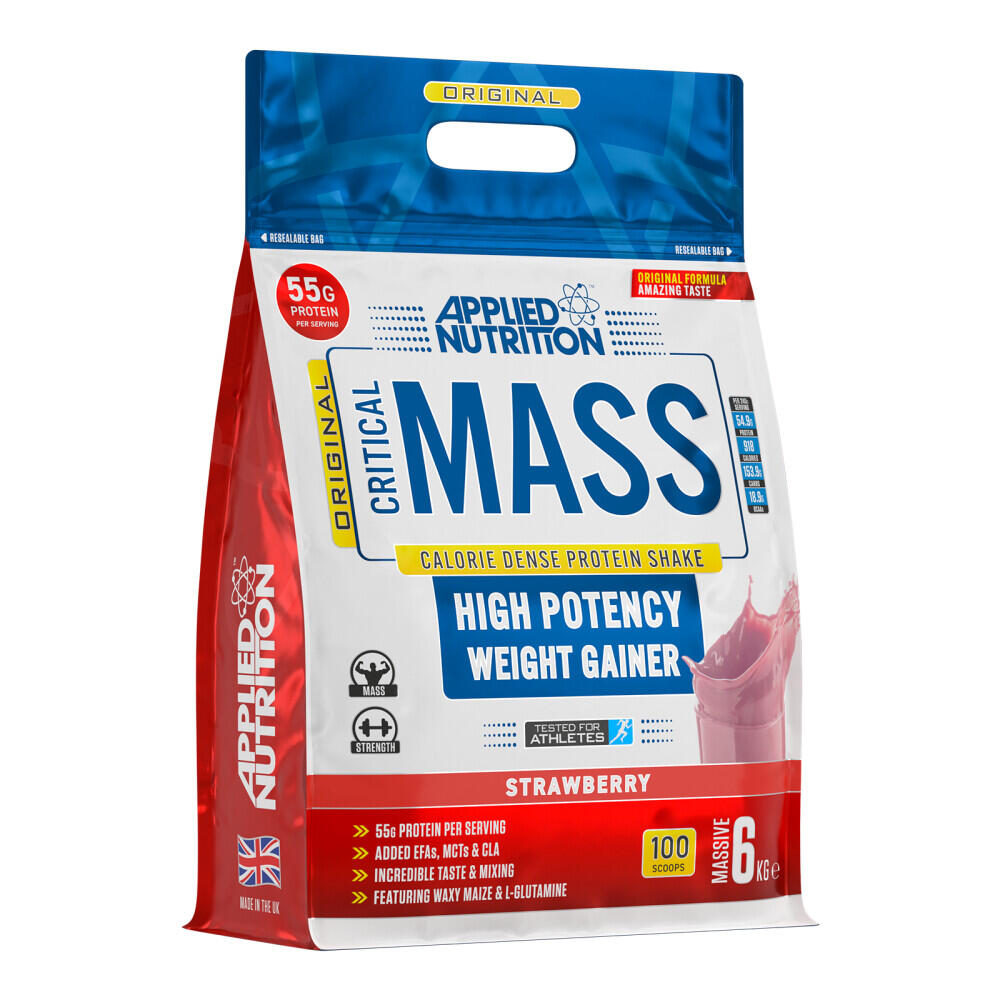 APPLIED NUTRITION Hard gainer - Critical Mass Original - Fragola 6000g