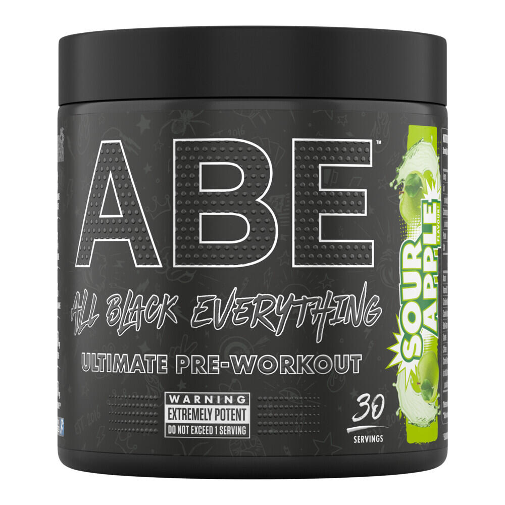ABE Ultimate Pre-Workout - Sour Apple - 375 gram (30 doseringen) 1/3