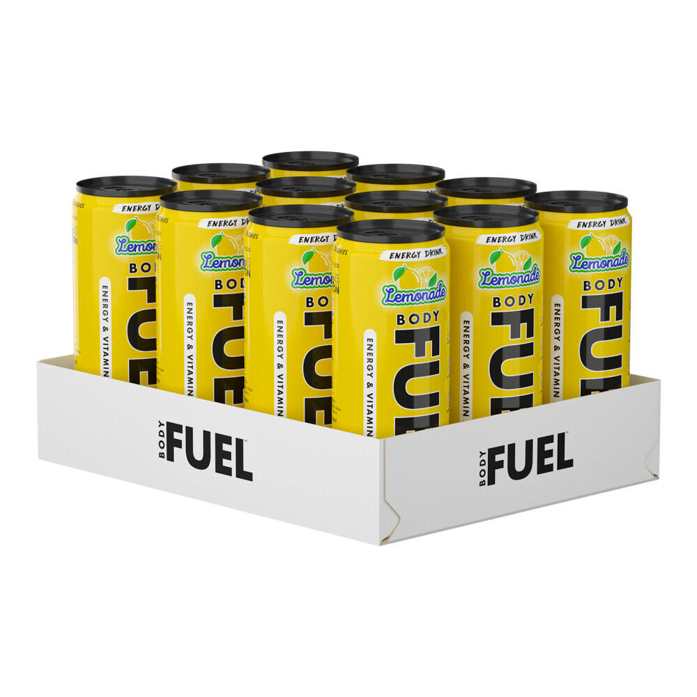 APPLIED NUTRITION Bevande energetiche - BodyFuel Energy Cans - Limonata Confezione da 12