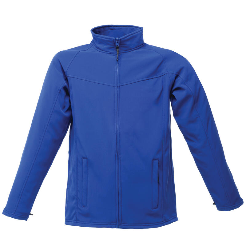 Uproar Veste softshell coupevent Homme (Bleu roi/Gris)