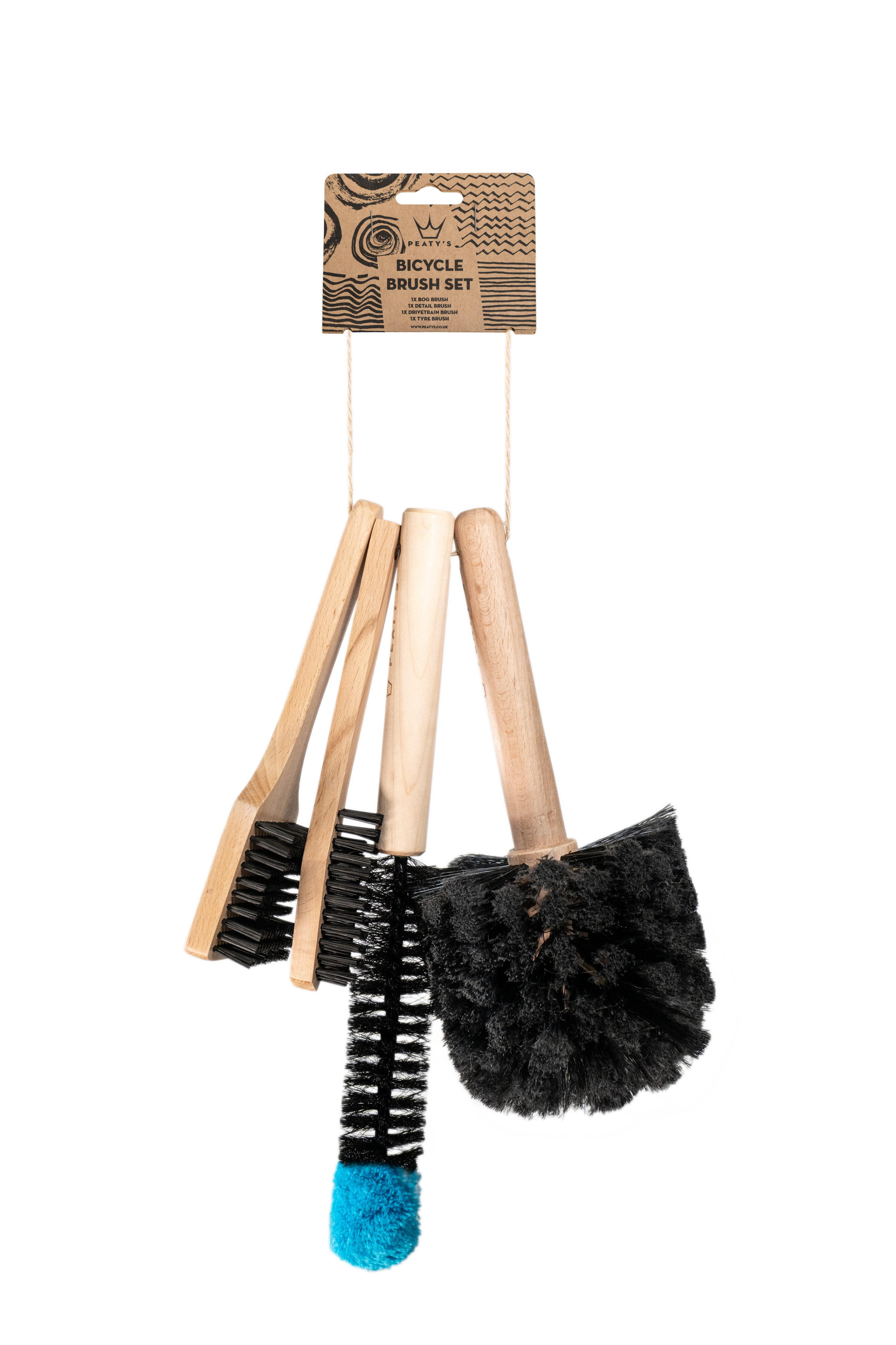 PEATY'S Fietsborstel Schoonmaak Set
