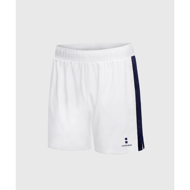 Pantaloncini Tennis/Padel Performance Uomo Bianco/Navy