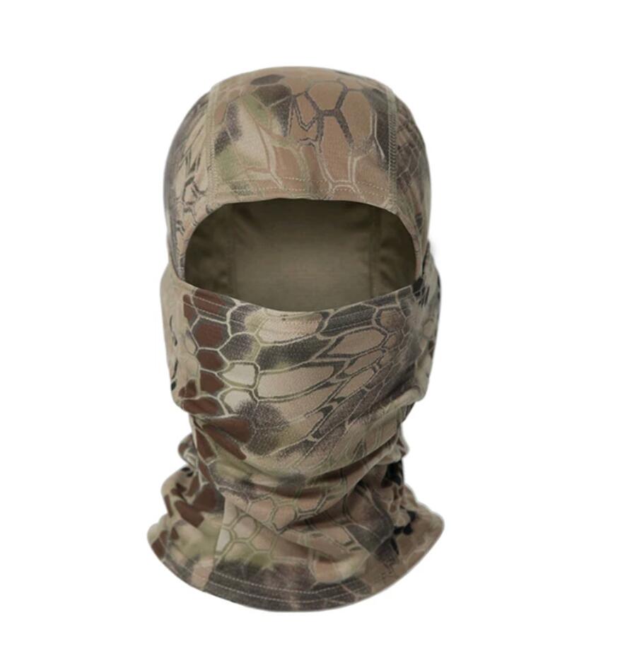 OUTDOOR Skimasker Camouflage Slangenhuid Zand