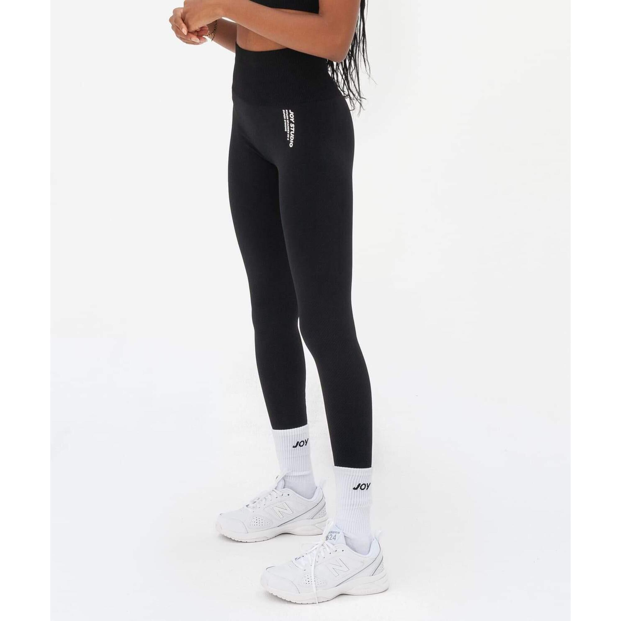 Joy Studio - Legging Gainant Seamless Super Strong - Noir - Legging - Noir - 38 S - Decathlon