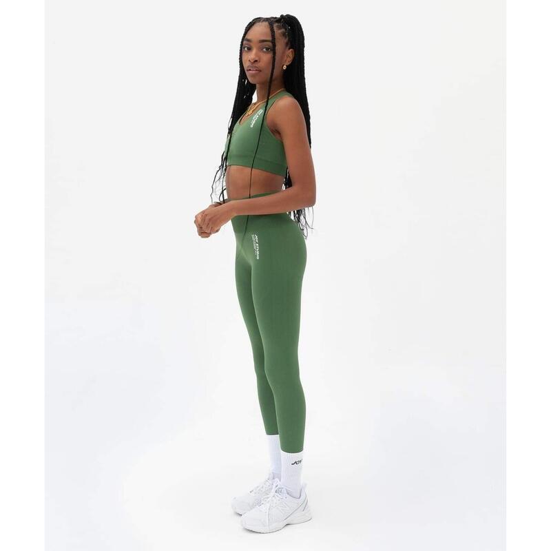 Mallas Leggings efecto vientre plano Seamless Super Strong - Verde