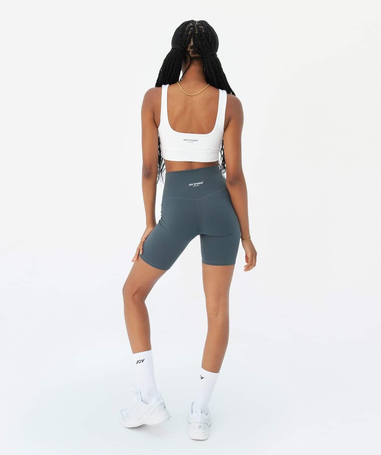 Mallas Cortas Mujer Fitness Soft Touch - Gris 5/5