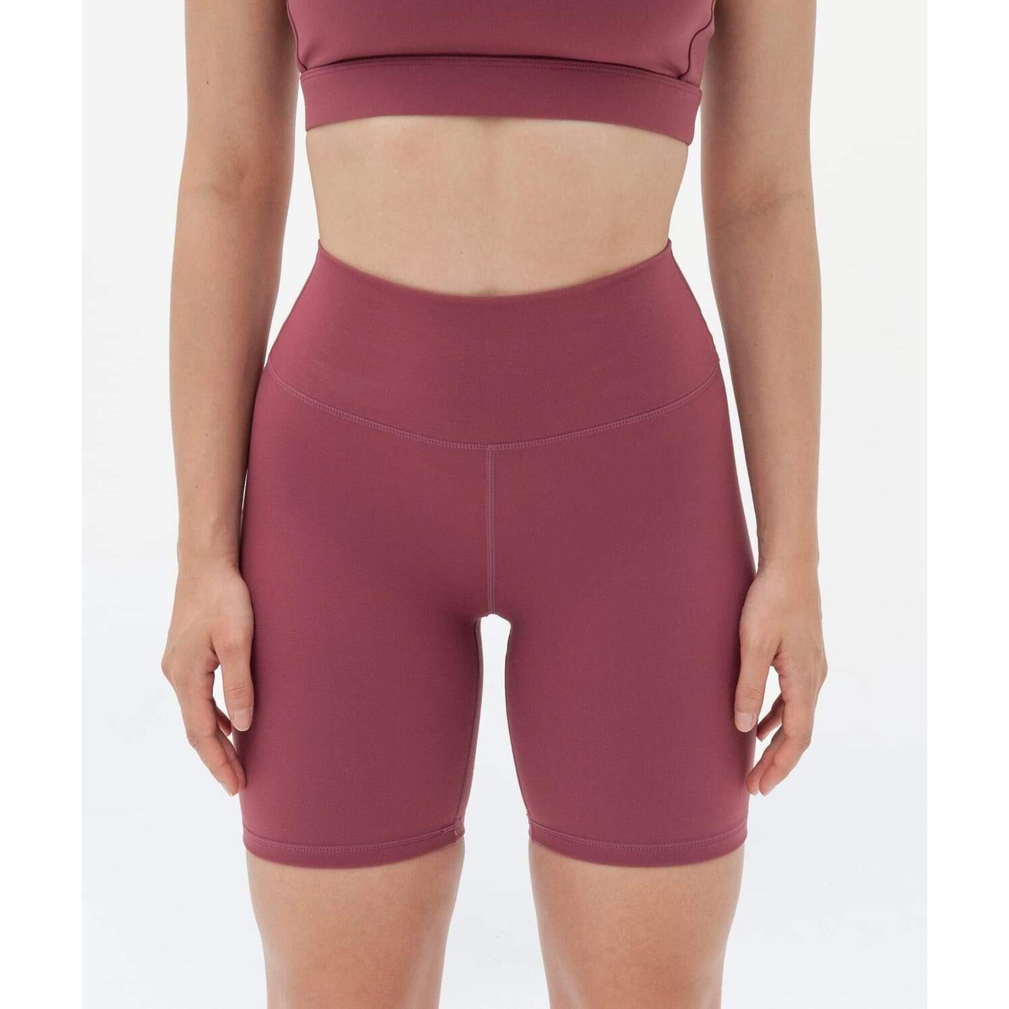 Joy Studio - Short Cycliste Taille Haute - Plum - Short - Violet - 36 Xs - Decathlon