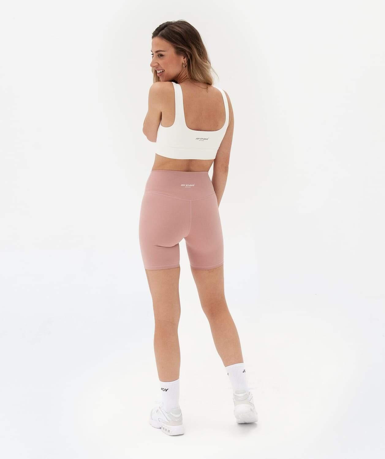 Short Cycliste Taille Haute - Rose 3/5