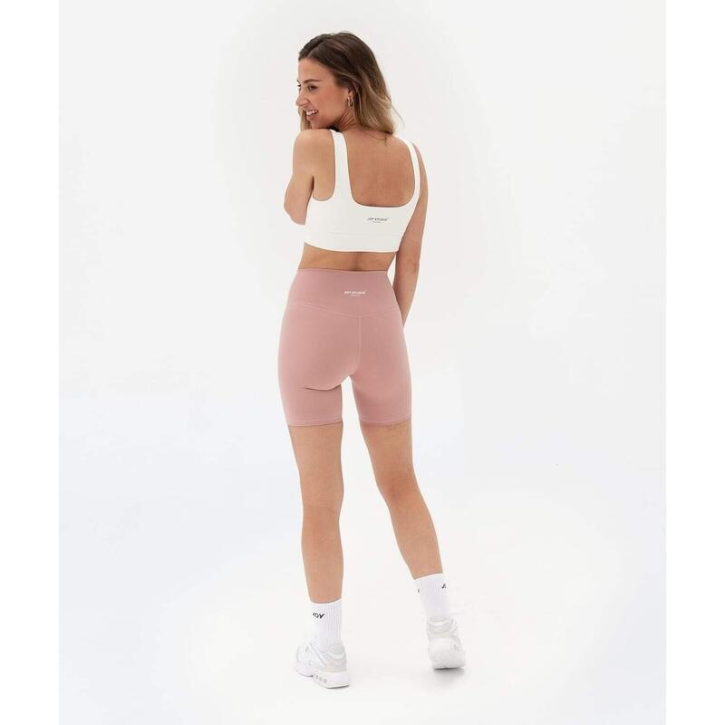 Short Cycliste Taille Haute - Rose