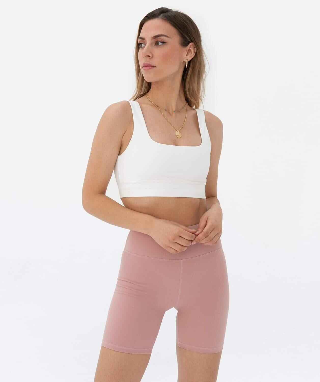 Short Cycliste Taille Haute - Rose 2/5