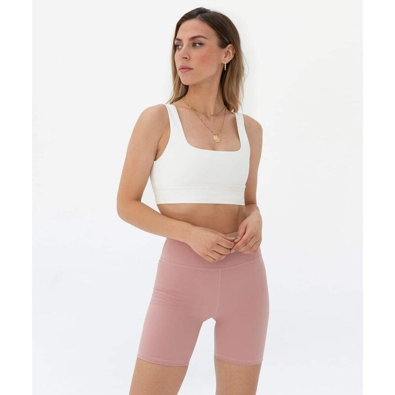Short Cycliste Taille Haute - Rose