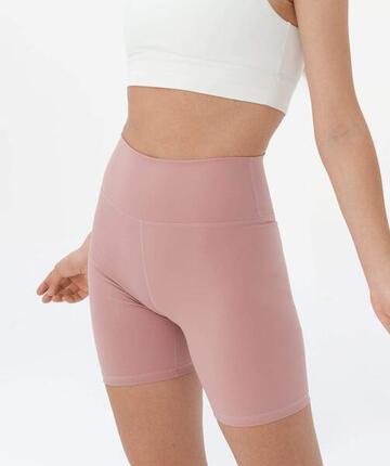 Short Cycliste Taille Haute - Rose