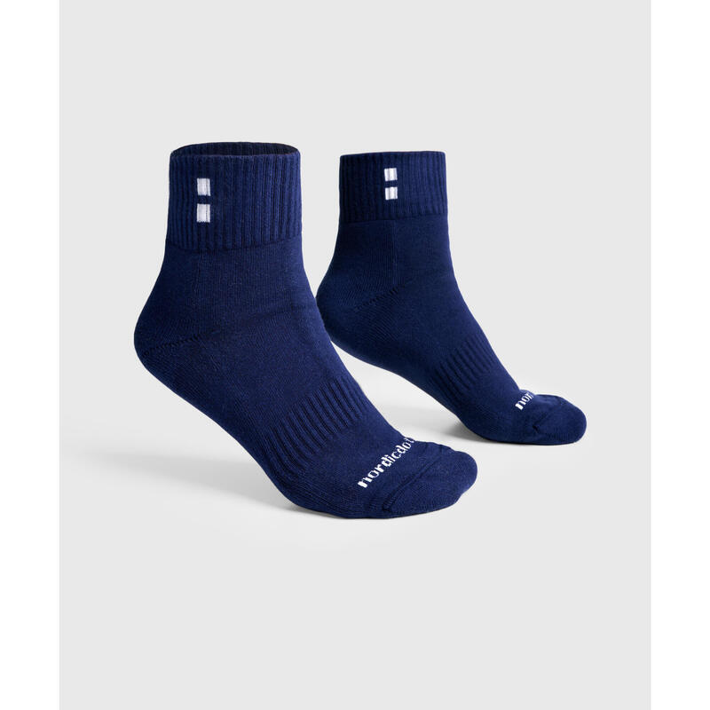 Performance Chaussettes de Tennis/Padel Homme Marine Lot de 2