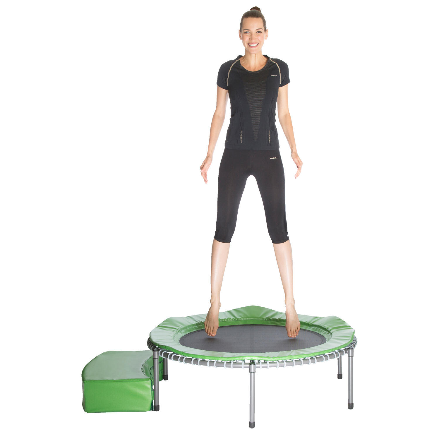 Therapietrampolin Thera-Tramp Metallic-Grün 60-100 kg Körpergewicht Turnen 3/6