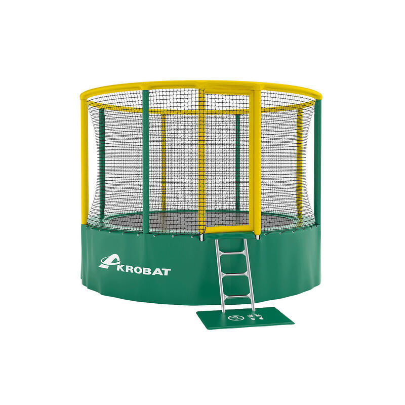 Trampoline « Gallus » 430 cm Vert-jaune Unisexe