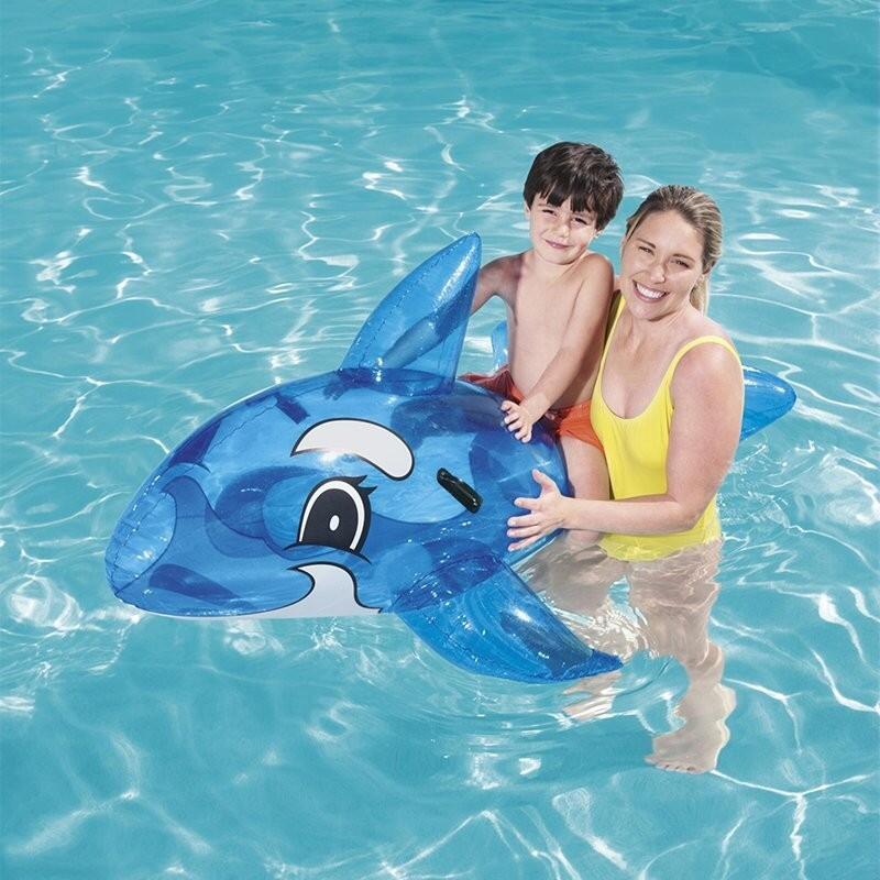 Bestway Figura Hinchable Azul con Asas 157x94 cm +3 Años Playa y Piscina 41037 4/5