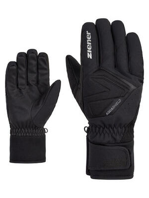 Winterhandschoenen heren - ziener gatis as® alpine 100% zwart