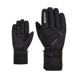 Gants d'hiver pour hommes - Ziener GATIS AS® Alpine 100% Noir