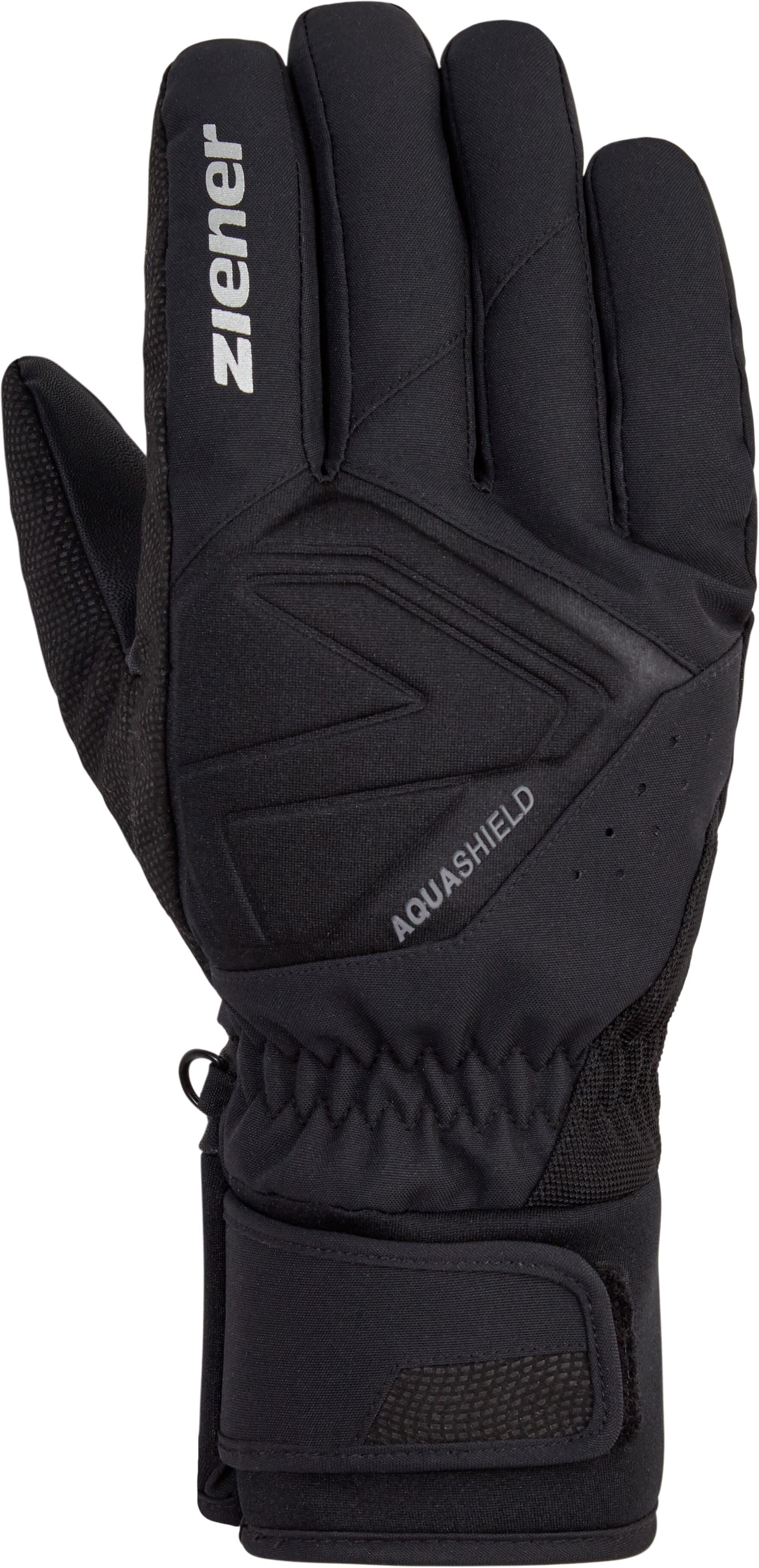 Gants d'hiver pour hommes  - Ziener GATIS AS® Alpine 100% Noir 2/5