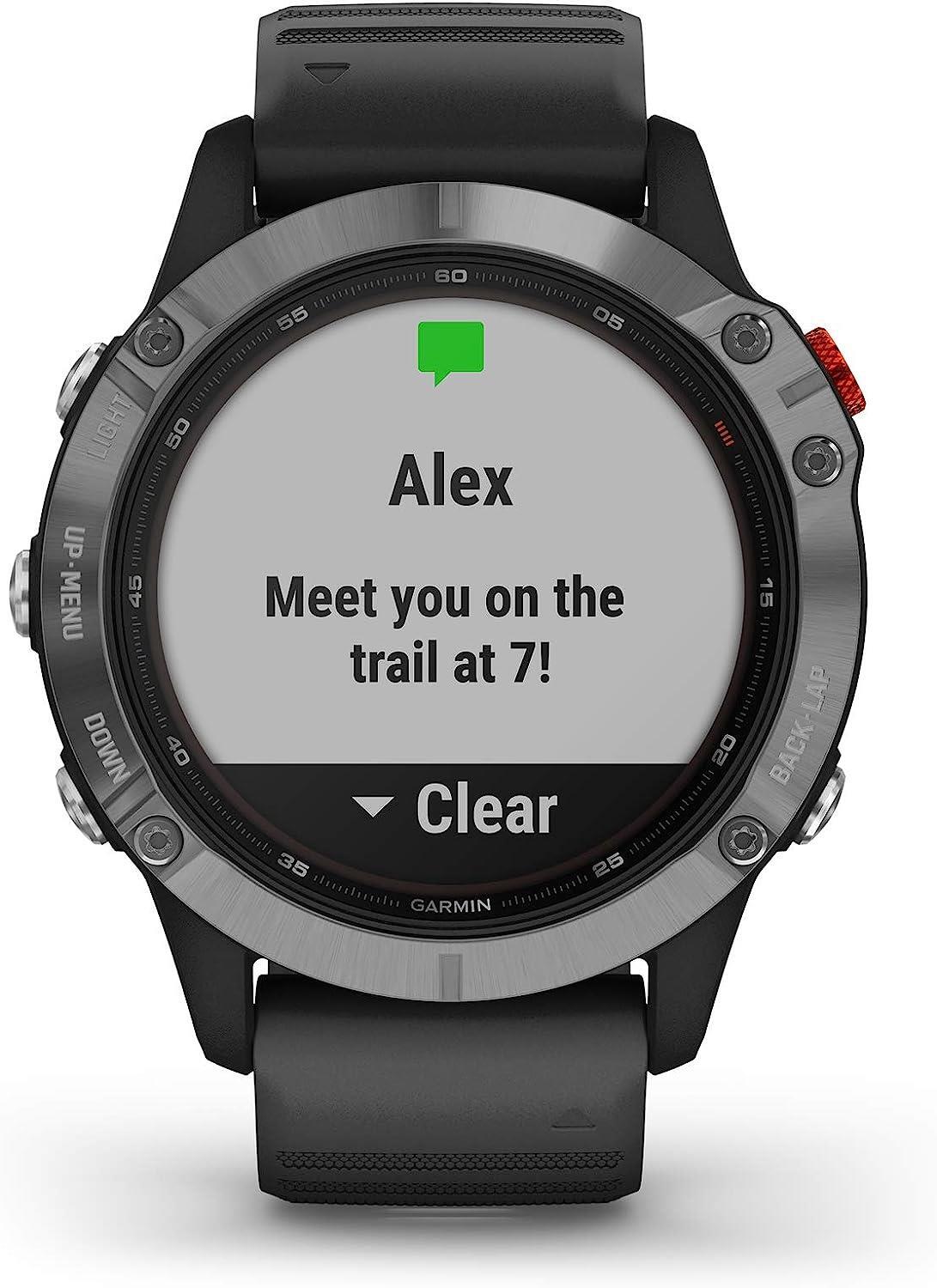 Garmin Fenix 6 Solar Silver Heart Rate Monitor GPS Sports Watch - Refurbished 7/7